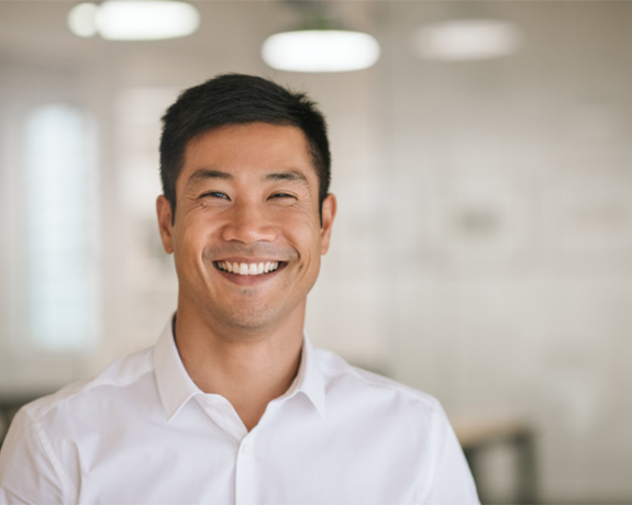 smiling man
